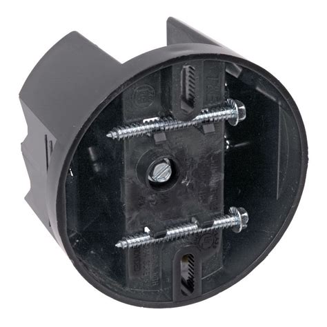 how are ceiling mount composite electrical boxes attached|ceiling electrical outlet box.